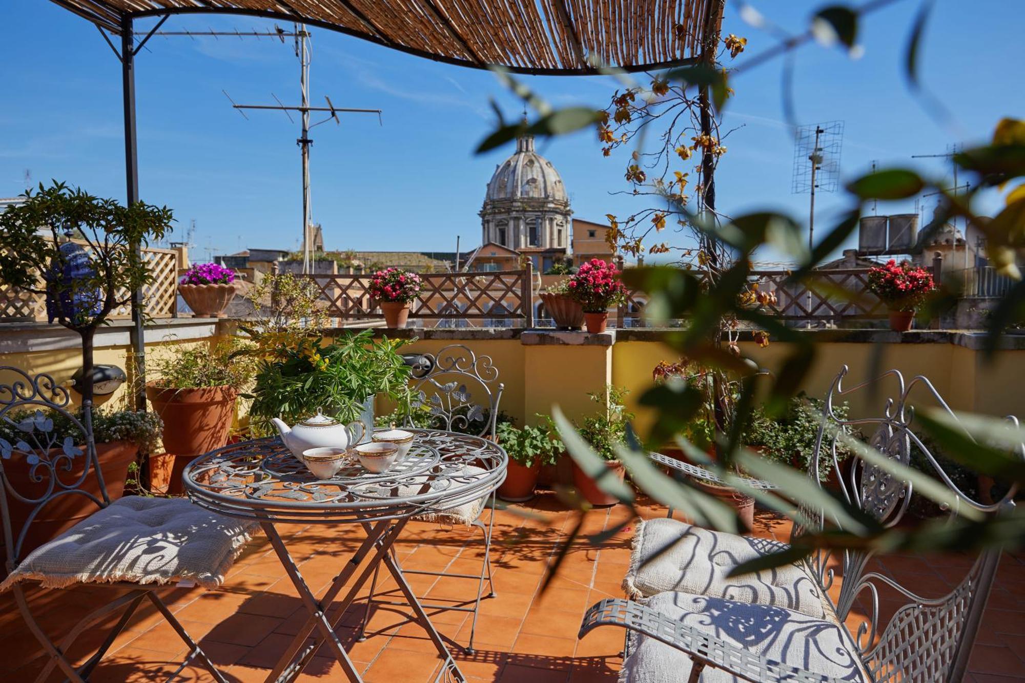 Trasteverehome - Attic Terrace Center Of Rome Baroque ภายนอก รูปภาพ