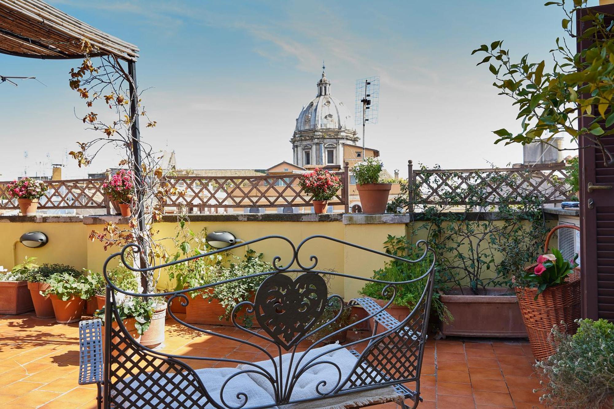 Trasteverehome - Attic Terrace Center Of Rome Baroque ภายนอก รูปภาพ