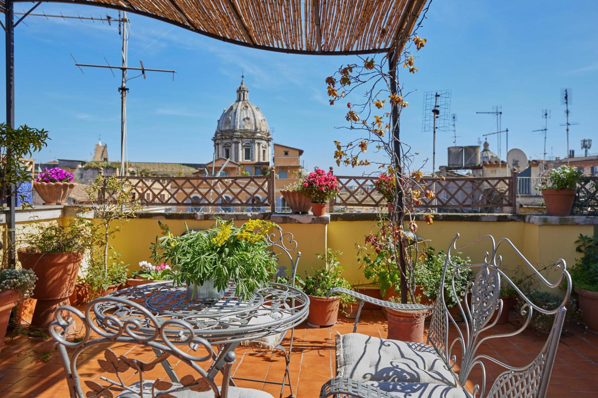 Trasteverehome - Attic Terrace Center Of Rome Baroque ภายนอก รูปภาพ