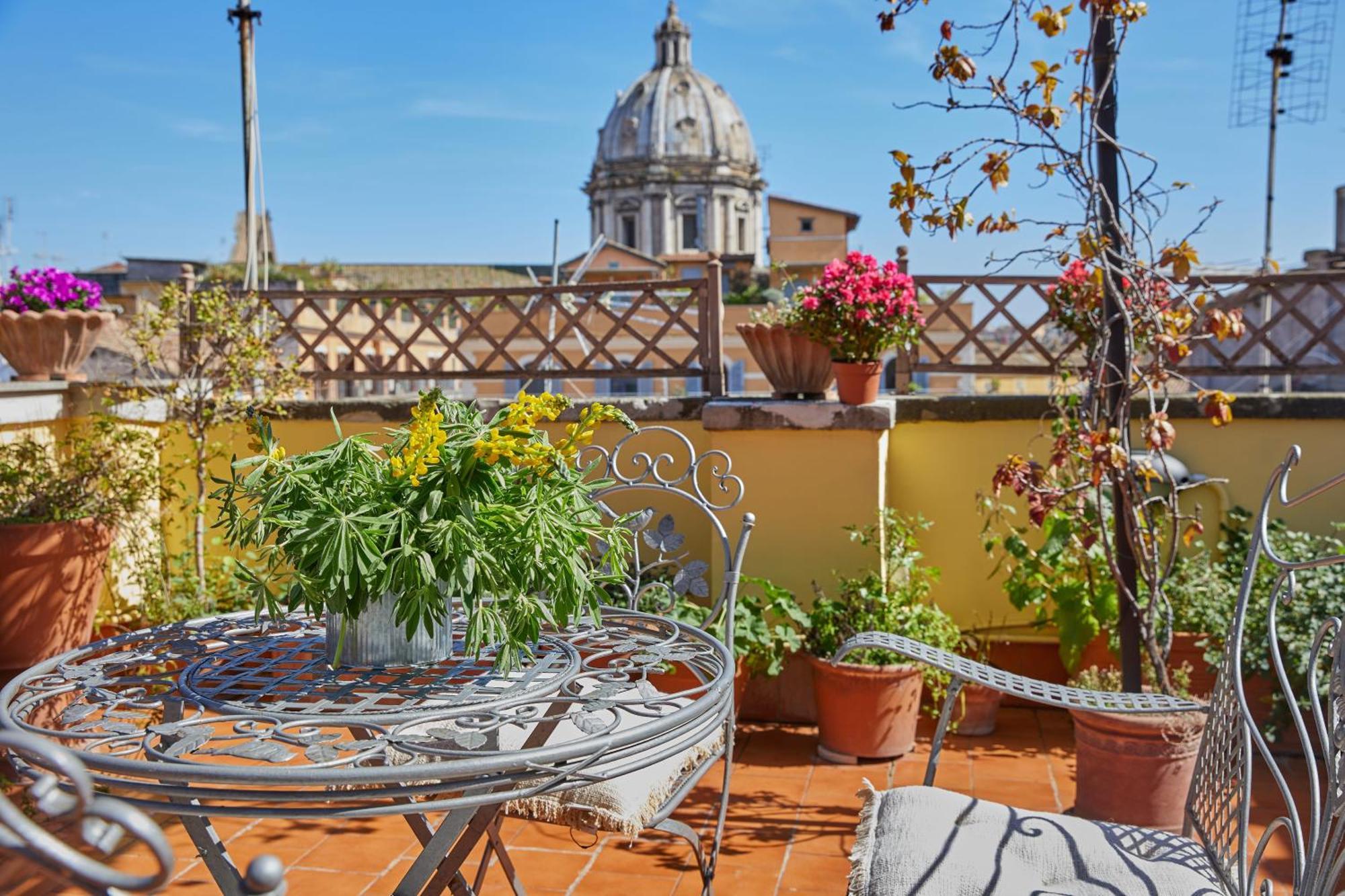 Trasteverehome - Attic Terrace Center Of Rome Baroque ภายนอก รูปภาพ