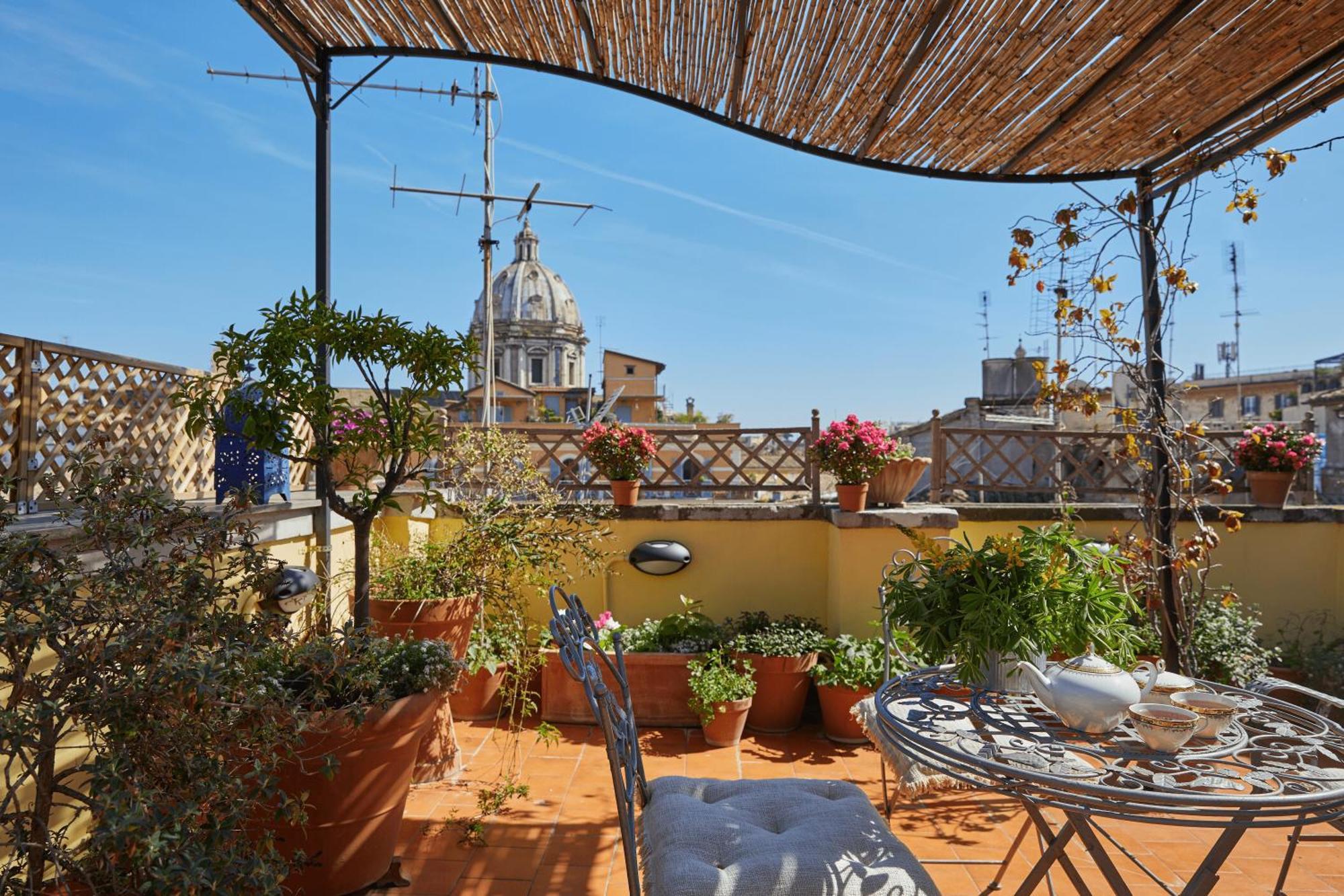 Trasteverehome - Attic Terrace Center Of Rome Baroque ภายนอก รูปภาพ